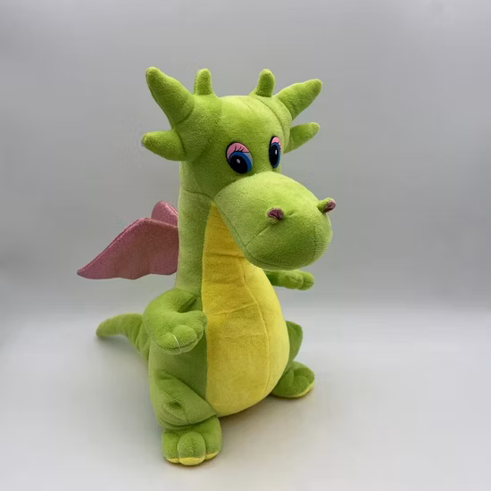 New Plush Pet Lovely Super Soft Cotton Stuffed Animal Pet Dragon Dinosaur Animals Toy for Girls Toddlers Kids