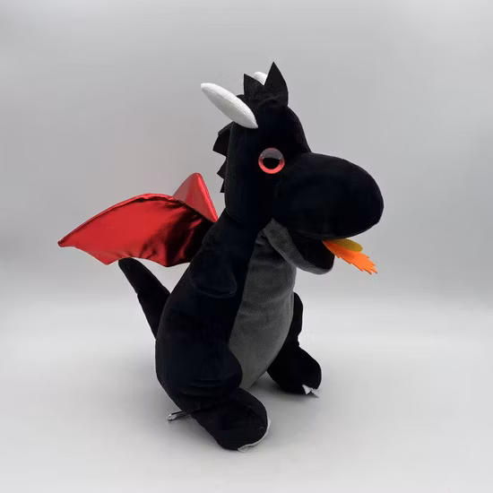New Plush Pet Lovely Super Soft Cotton Stuffed Animal Pet Dragon Dinosaur Animals Toy for Girls Toddlers Kids