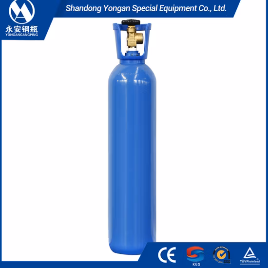 10L ISO Tped Certificate Seamless Steel Portable Household Health Care Medical Oxygen Gas Cylinder