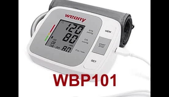 Monitor Digital de presión arterial de brazo superior, tonómetro para el cuidado de la salud, esfigmomanómetro, monitores portátiles de presión arterial