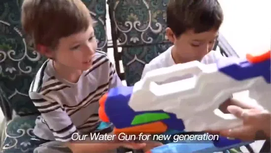 Amazon Hot Kids Bombeo Tipo Pistola de agua Juguete 1500 ml Gran capacidad Pistolas de agua grandes Juguete 2 colores Mezclado Verano Juego al aire libre Juguete Niños Pistola de agua